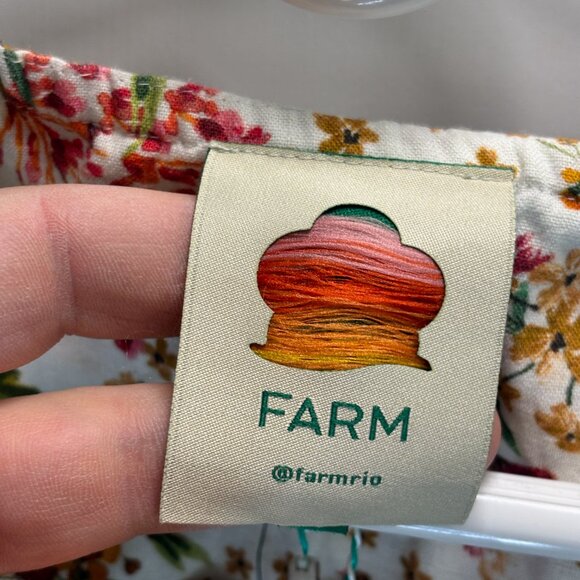 NWT Farm RIO Women's Size Large Delicate Forest Scarves Mini Dress - Picture 12 of 15